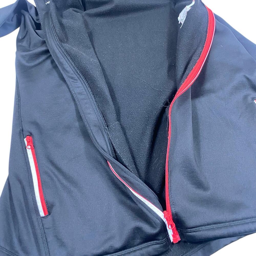 Chicago Bulls Jacket Mens XL Black Full Zip Pockets Basketball Hoodie Embroidere - Picture 4 of 12